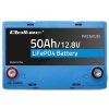 Qoltec Akumulator LiFePO4 Litowo-Żelazowo-Fosforanowy | 12.8V | 50Ah |  640Wh | BMS
